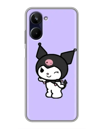 Чехол для Realme 10 с картинкой «Классическая Kuromi»