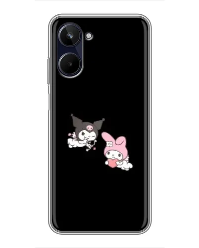 Чехол для Realme 10 с картинкой «My Melody и Kuromi»