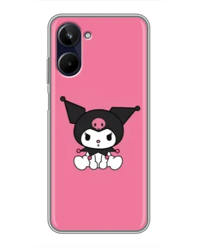 Чехол для Realme 10 с картинкой «Хмурая Kuromi»
