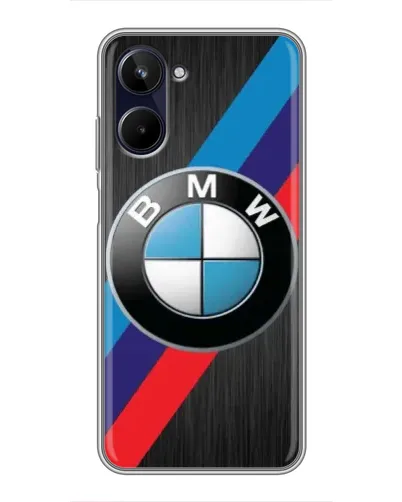 Чехол для Realme 10 с картинкой «BMW M-stripes стиль»