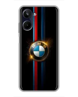 Чехол для Realme 10 с картинкой «BMW M-Power неон»