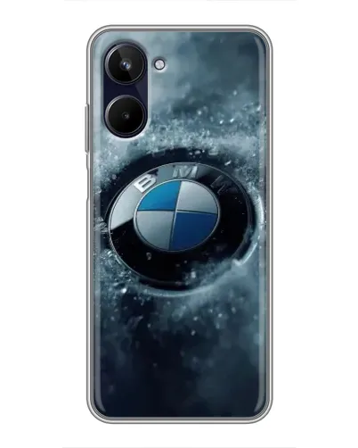 Чехол для Realme 10 с картинкой «Логотип BMW — лед» Чехол для Realme 10 с картинкой «Логотип BMW — лед»