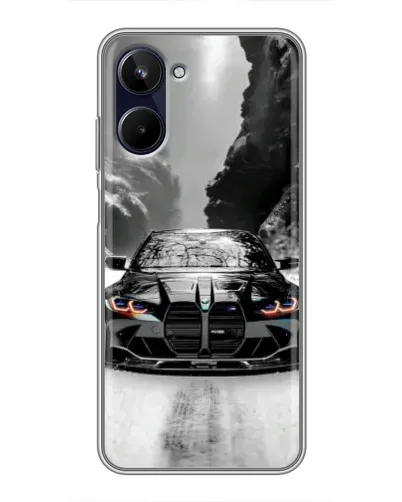 Чехол для Realme 10 с картинкой «BMW — акварельный дрифт» Чехол для Realme 10 с картинкой «BMW — акварельный дрифт»