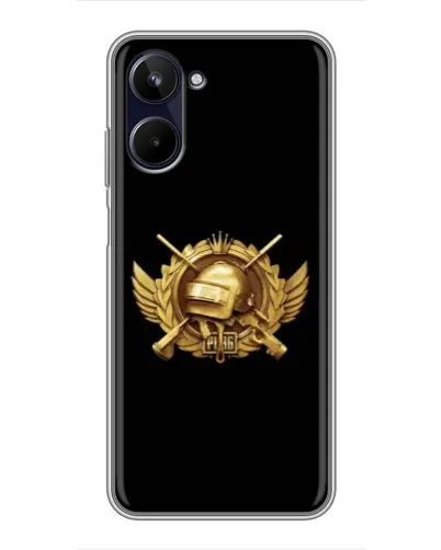 Чехол для Realme 10 с картинкой «PUBG — оранжевый градиент» Чехол для Realme 10 с картинкой «PUBG — оранжевый градиент»