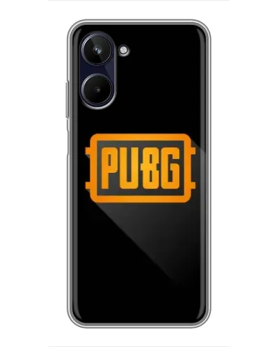 Чехол для Realme 10 с картинкой «PUBG — рамка лого» Чехол для Realme 10 с картинкой «PUBG — рамка лого»