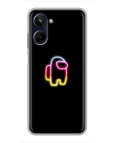 Чехол для Realme 10 с картинкой «Among Us градиент»