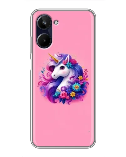 Чехол для Realme 10 с картинкой «Сказочный единорог»
