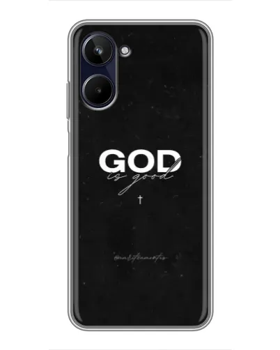 Чехол для Realme 10 с картинкой «GOD — Бог над всем»