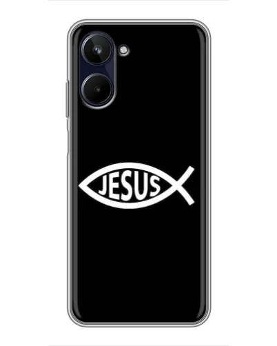 Чехол для Realme 10 с картинкой «Классический Jesus»