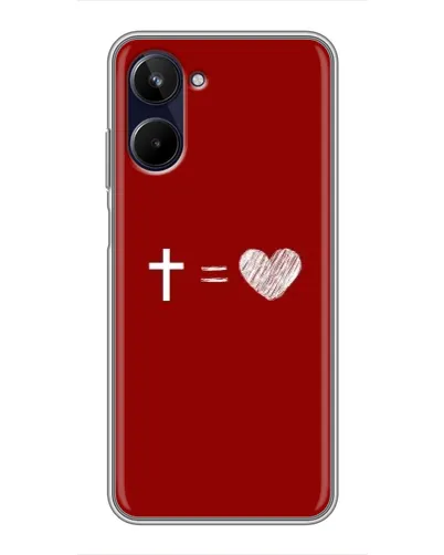 Чехол для Realme 10 с картинкой «Уравнение любви» Чехол для Realme 10 с картинкой «Уравнение любви»