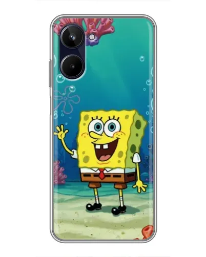 Чехол для Realme 10 с картинкой «Подводный привет»