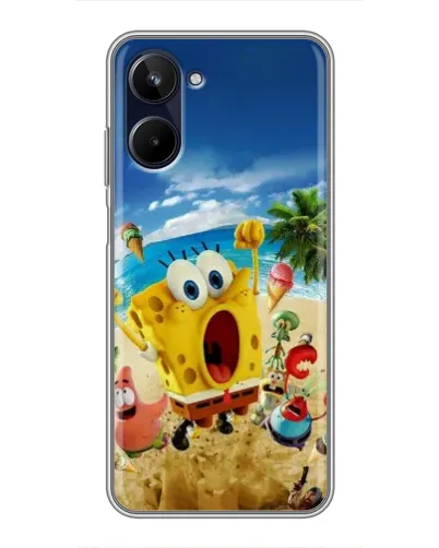 Чехол для Realme 10 с картинкой «Развлечения на пляже»