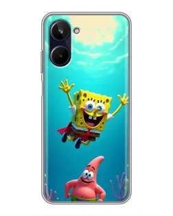 Чехол для Realme 10 с картинкой «Спанч Боб под водой» Чехол для Realme 10 с картинкой «Спанч Боб под водой»