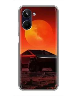 Чохол для Realme 10 з картинкою «Cybertruck на Марсі» Чохол для Realme 10 з картинкою «Cybertruck на Марсі»