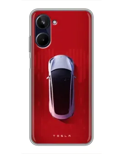 Чохол для Realme 10 з картинкою «Tesla Top View» Чохол для Realme 10 з картинкою «Tesla Top View»