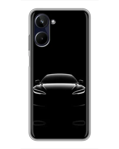 Чехол для Realme 10 с картинкой «Силуэт Tesla Night» Чехол для Realme 10 с картинкой «Силуэт Tesla Night»
