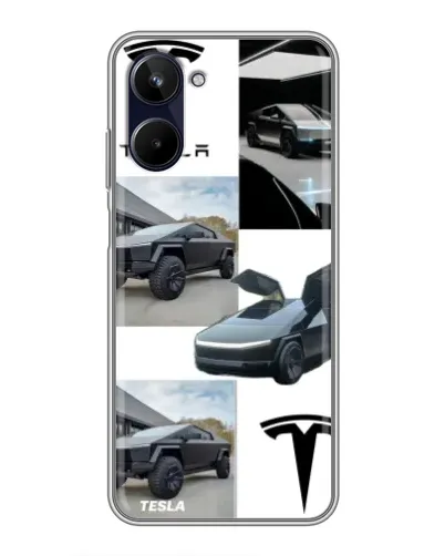 Чехол для Realme 10 с картинкой «Коллаж Cybertruck Tesla» Чехол для Realme 10 с картинкой «Коллаж Cybertruck Tesla»