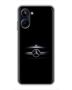 Чохол для Realme 10 з картинкою «Mercedes — абстрактні лінії» Чохол для Realme 10 з картинкою «Mercedes — абстрактні лінії»