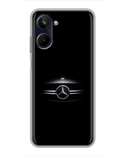 Чехол для Realme 10 с картинкой «Mercedes — абстрактные линии»