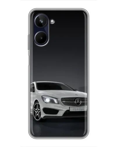 Чехол для Realme 10 с картинкой «Mercedes AMG GT Silver»