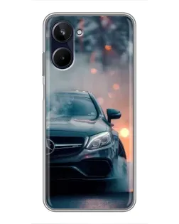 Чохол для Realme 10 з картинкою «Mercedes — нічне місто» Чохол для Realme 10 з картинкою «Mercedes — нічне місто»