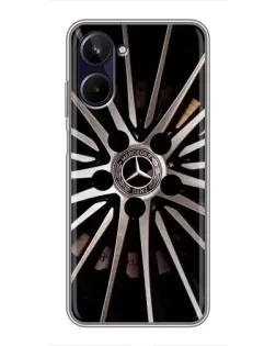 Чехол для Realme 10 с картинкой «Диск Mercedes»