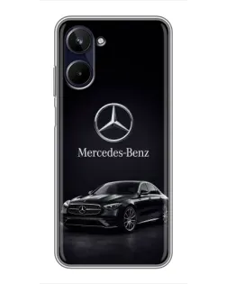 Чехол для Realme 10 с картинкой «Mercedes — решетка радиатора»