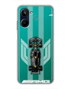 Чехол для Realme 10 с картинкой «Mercedes AMG Petronas»