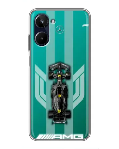 Чехол для Realme 10 с картинкой «Mercedes AMG Petronas»