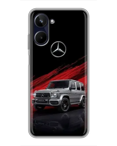 Чехол для Realme 10 с картинкой «Mercedes G-Class красный»