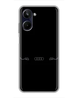 Чохол для Realme 10 з картинкою «Audi — світловий підпис» Чохол для Realme 10 з картинкою «Audi — світловий підпис»