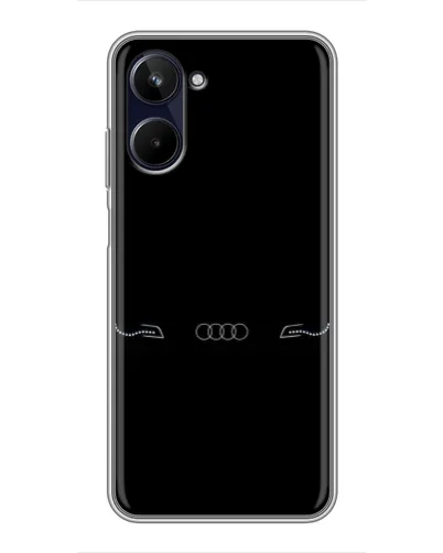 Чехол для Realme 10 с картинкой «Audi — световой подпись»