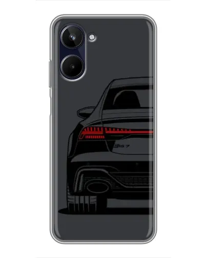 Чехол для Realme 10 с картинкой «Задняя часть Audi — арт»