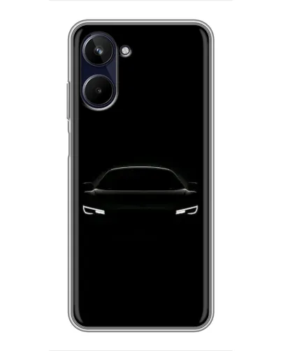 Чехол для Realme 10 с картинкой «Взгляд Audi в темноте»