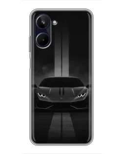Чохол для Realme 10 з картинкою «Lamborghini симетрія доріг»