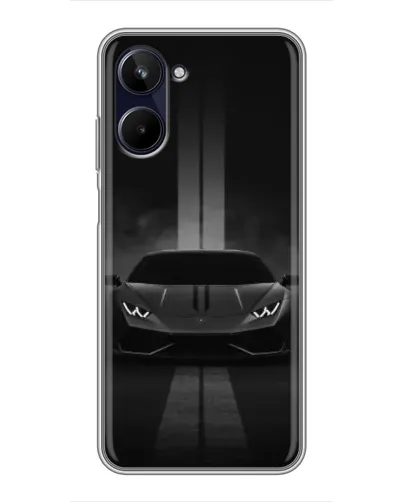 Чохол для Realme 10 з картинкою «Lamborghini симетрія доріг»