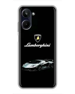 Чохол для Realme 10 з картинкою «Логотип Lamborghini класика»