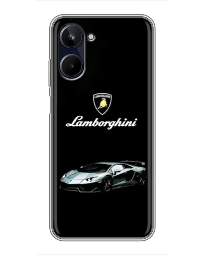 Чохол для Realme 10 з картинкою «Логотип Lamborghini класика»