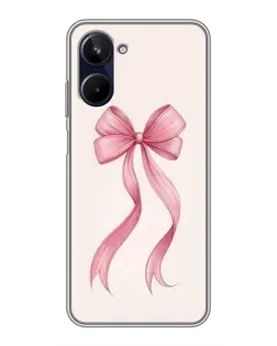 Чехол для Realme 10 с картинкой «Розовый бант»