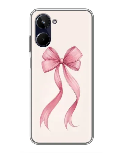 Чехол для Realme 10 с картинкой «Розовый бант»
