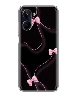 Чехол для Realme 10 с картинкой «Розовые ленты»