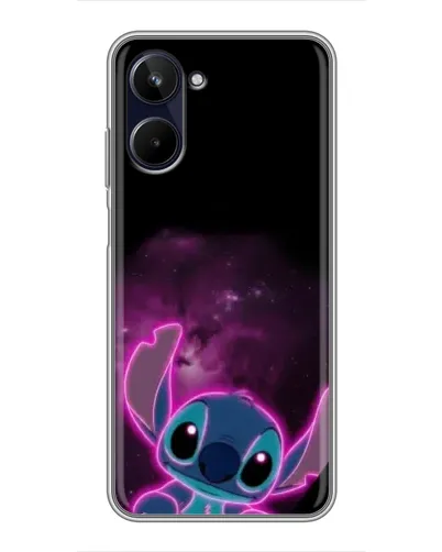 Чехол для Realme 10 с картинкой «Неоновый Stitch»