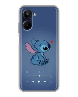 Чехол для Realme 10 с картинкой «Музыкальный Stitch»