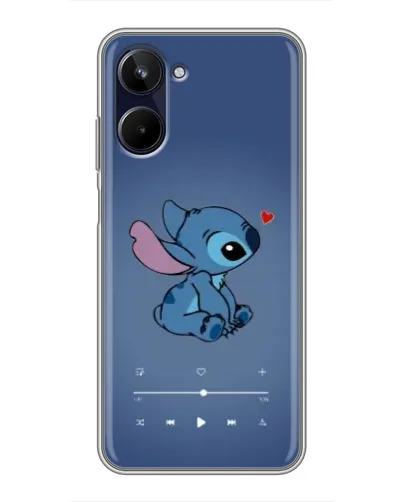 Чехол для Realme 10 с картинкой «Музыкальный Stitch»