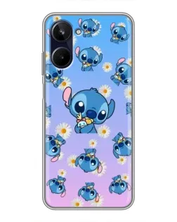 Чехол для Realme 10 с картинкой «Паттерн со Стичем»