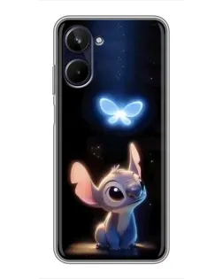 Чехол для Realme 10 с картинкой «Сияющий Стич»