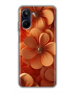 Чехол для Realme 10 с картинкой «Оранжевый макро цветок» Чехол для Realme 10 с картинкой «Оранжевый макро цветок»