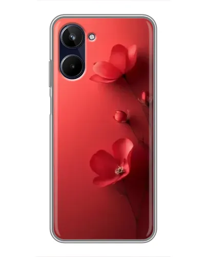 Чехол для Realme 10 с картинкой «Маковые соцветия»