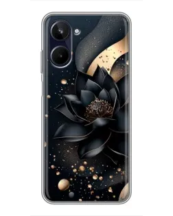 Чехол для Realme 10 с картинкой «Черный лотос» Чехол для Realme 10 с картинкой «Черный лотос»