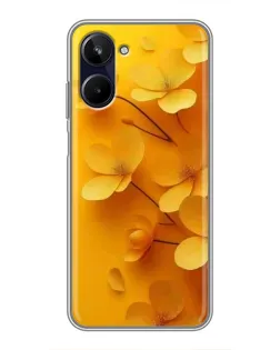 Чехол для Realme 10 с картинкой «Золотые лепестки» Чехол для Realme 10 с картинкой «Золотые лепестки»